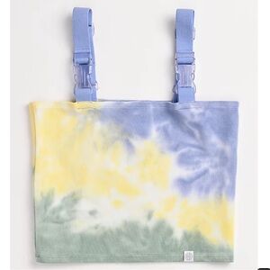 Ninth Hall Lyleson Buckle Strap Tie Dye Tank Crop Top